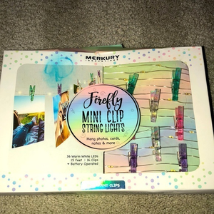 Mercury Innovations Firefly‎ Mini Clip String Lights Warm White New